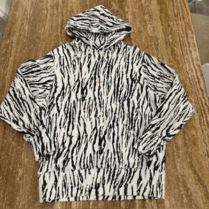 Givenchy Zebra Print Hoodie